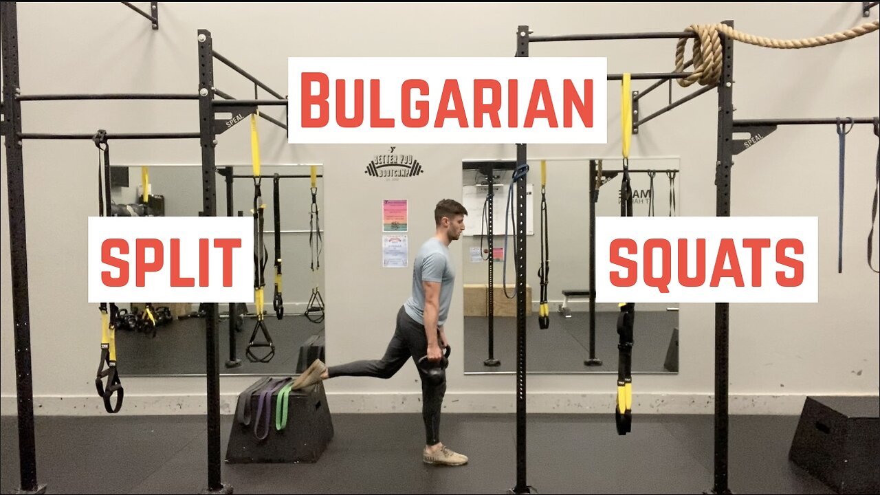 Bulgarian Split Squats #strength #exercise #gym #lifting