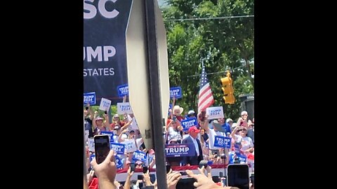 Former President Donald J. Trump takes the stage at Pickens, SC rally (July 1st, 2023)