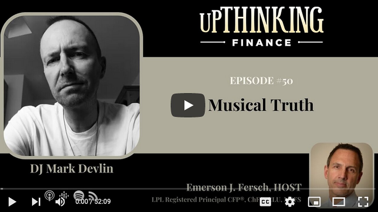 MARK DEVLIN GUESTS ON UPTHINKING FINANCE WITH EMERSON FERSCH