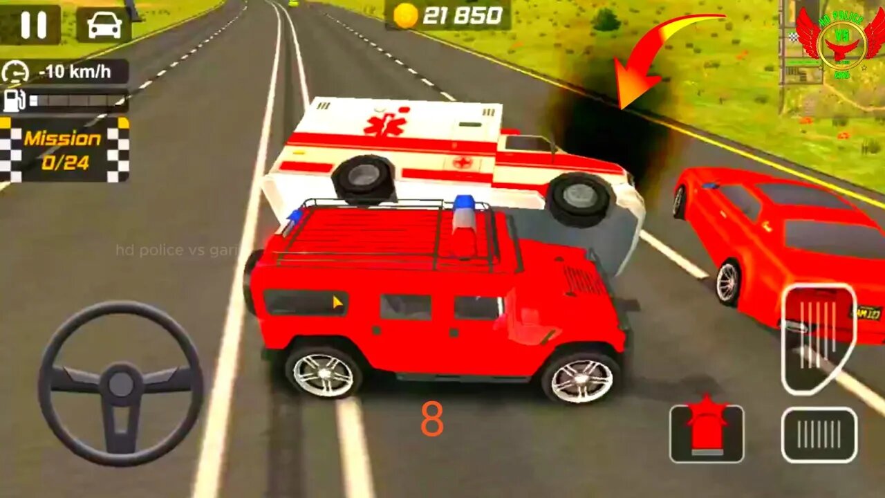 HD police vs gari game #708 police Gameplay Best Car Games Drift Gari Driving 2023 Android