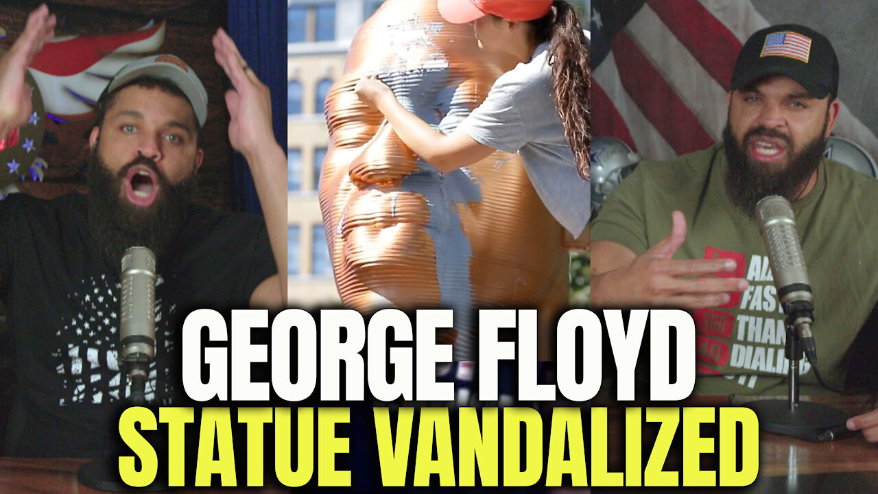 George Floyd Statue Vandalized