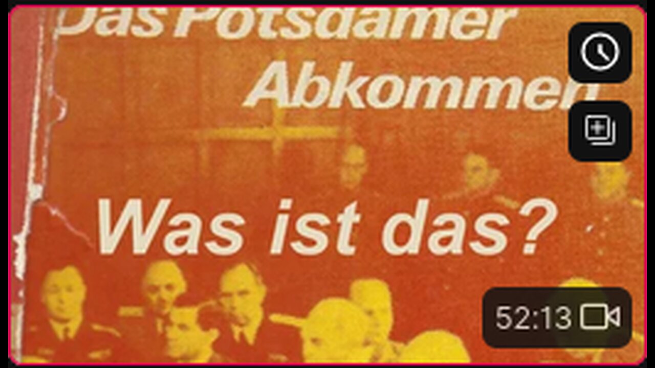 Was ist das Potsdamer Abkommen ? Part1