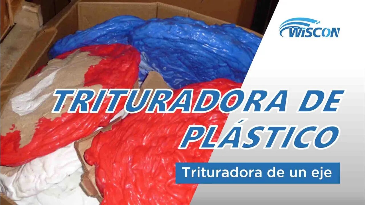 Trituradora de un eje - Trituradora industrial de plástico - Máquina trituradora