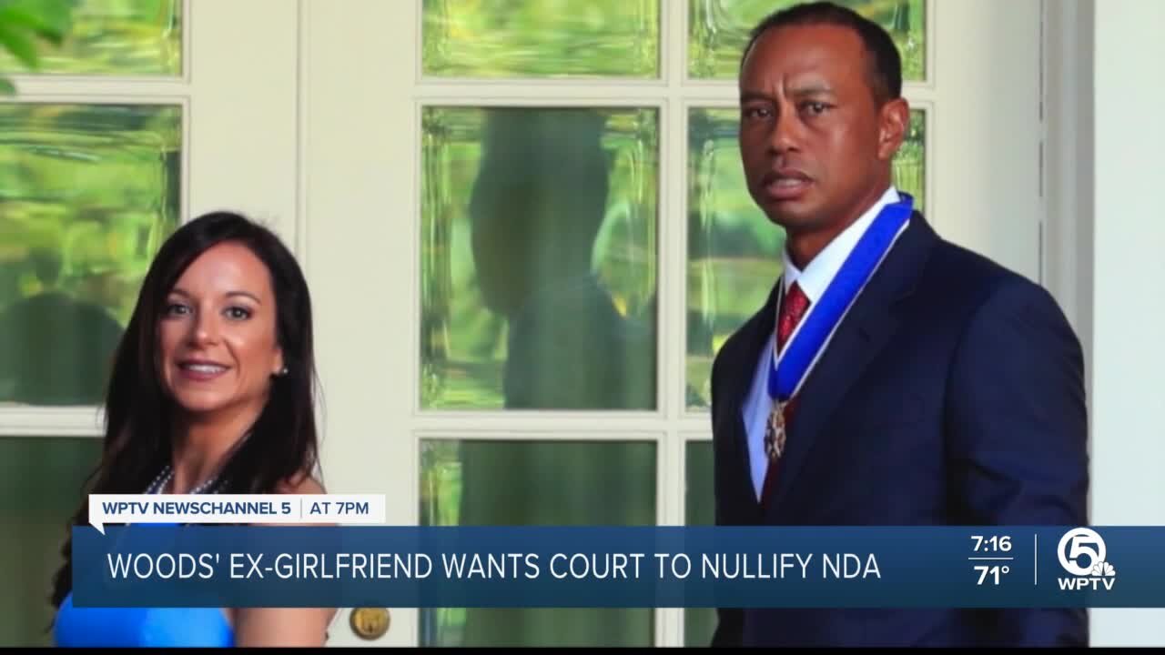 Tiger Woods' ex-girlfriend wants Martin County court to nullify NDA