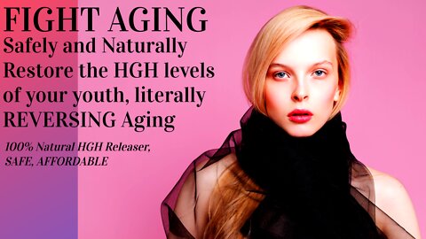 Fight Aging and Restore youthful Appearance and Vitality Back