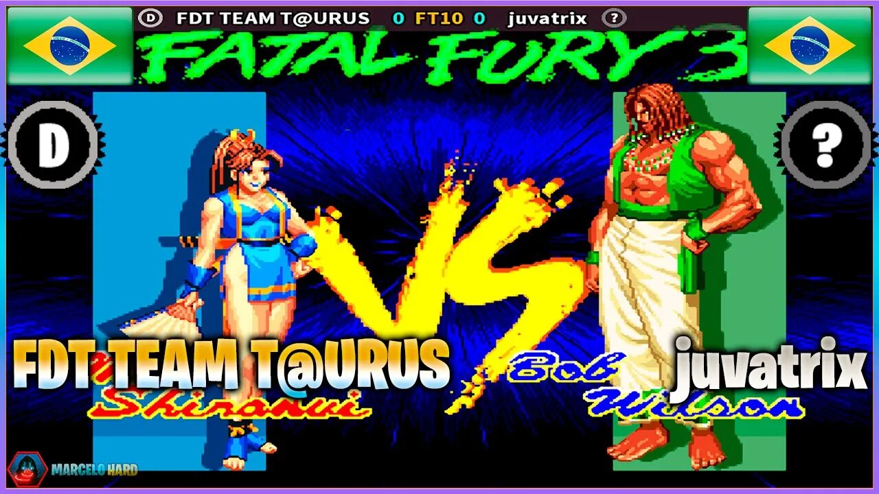 Fatal Fury 3 (FDT TEAM T@URUS Vs. juvatrix) [Brazil Vs. Brazil]