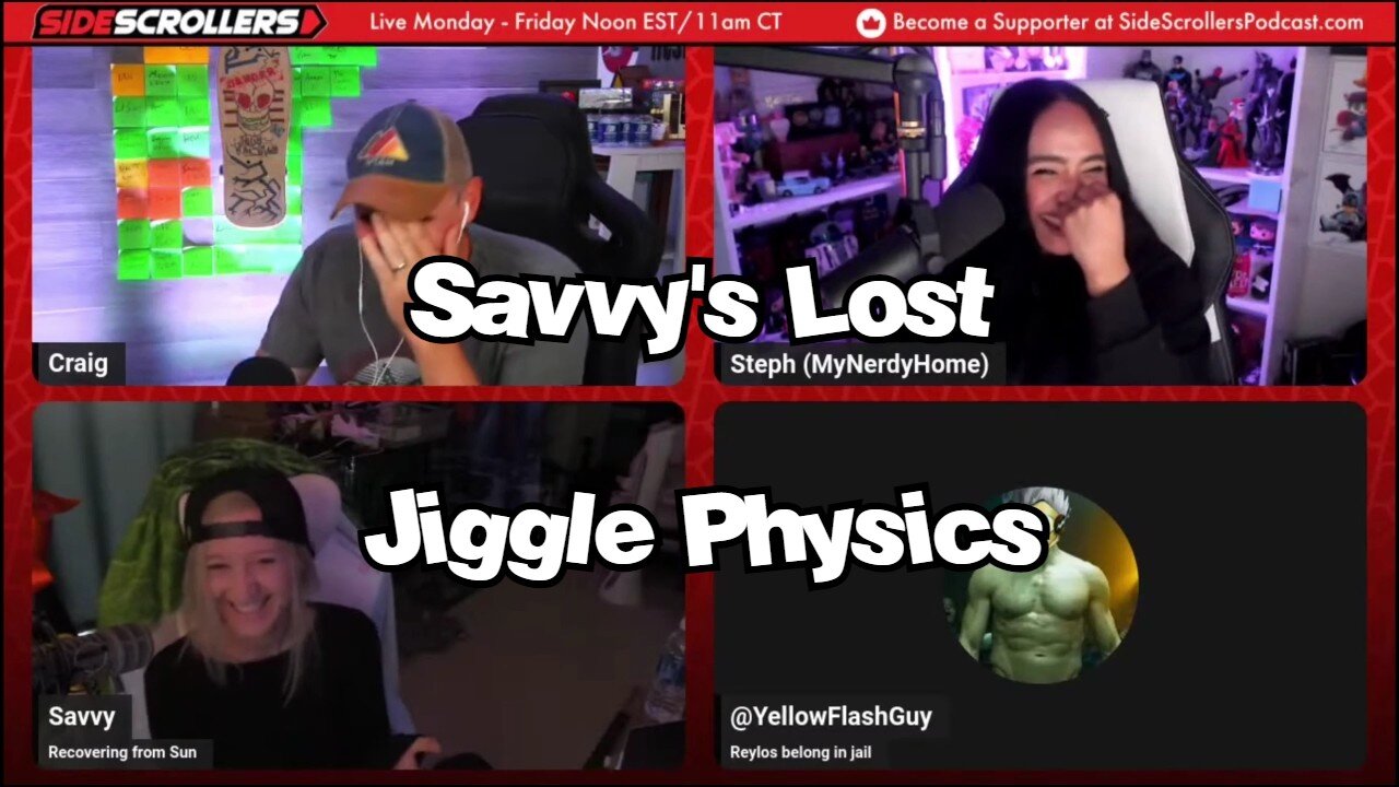 Savvy gets roasted for getting rid of her jiggle physics - G&G & Side Scrollers Highlights