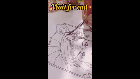 krishna drawing hand made lovely drawing