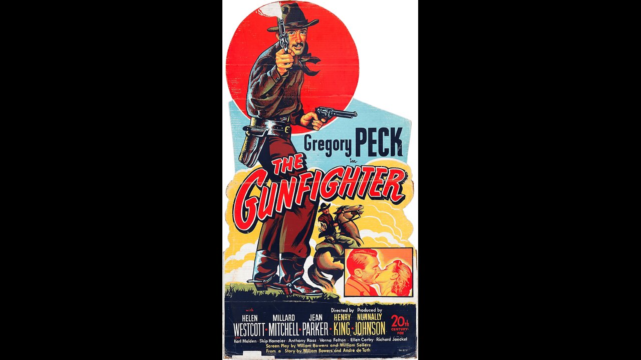 The Gunfighter 1950 colorized (Gregory Peck)