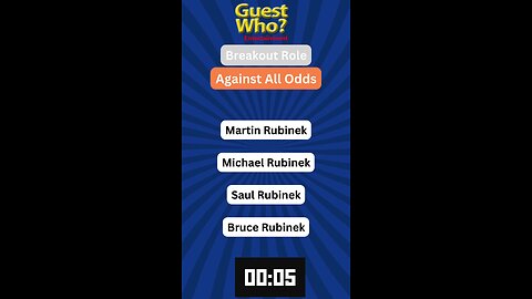 Guest This Actor #236 Like A Quick Quiz? | Against All Odds