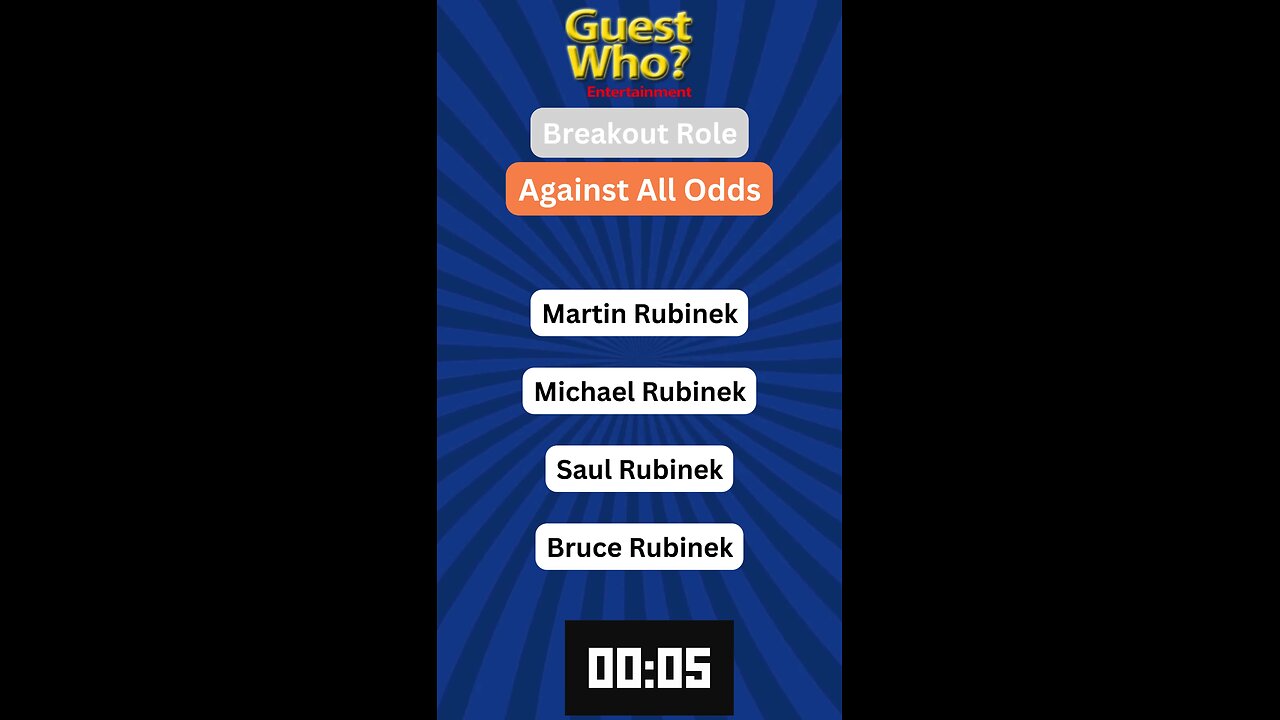 Guest This Actor #236 Like A Quick Quiz? | Against All Odds