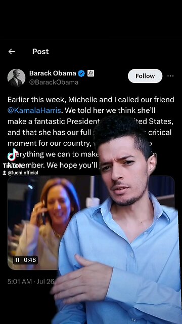 Barack Obama and Michelle Obama ENDORSE Kamala Harris for 2024 Presidential Election!