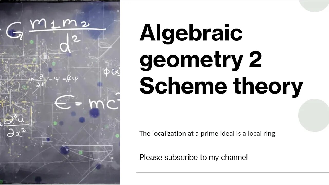 The localization at a prime ideal is a local ring