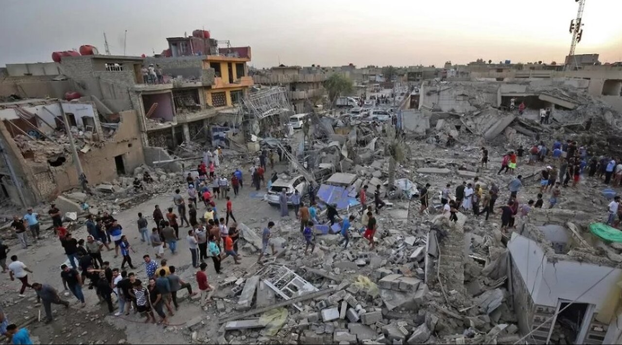 In commemoration of Iraq the evil of the demonic west