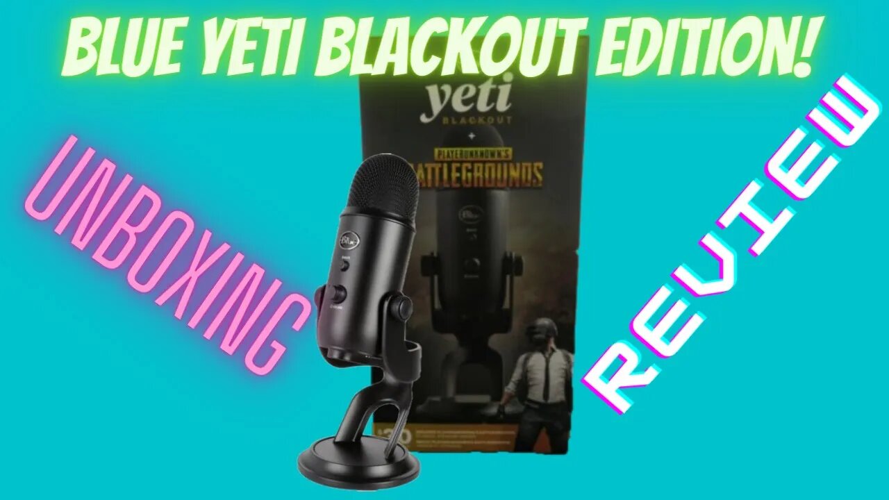 Blue Yeti Blackout Edition Unboxing, and Review | MicahSoft Tech Tutorials, and More!