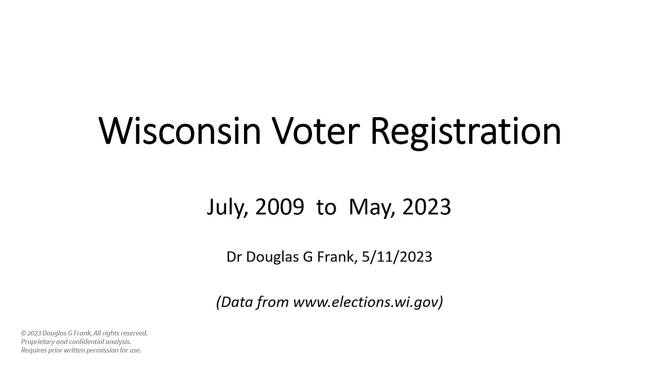 Wisconsin Voter Rolls Update