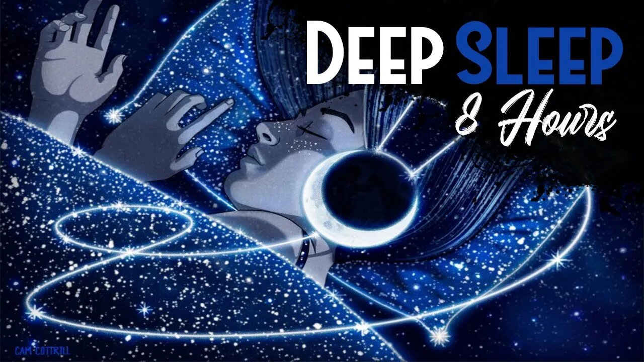 Fall Asleep Fast ★︎ INSOMNIA Relief ★︎ 8 HOUR Deep Sleep Music with Soothing Water Sounds