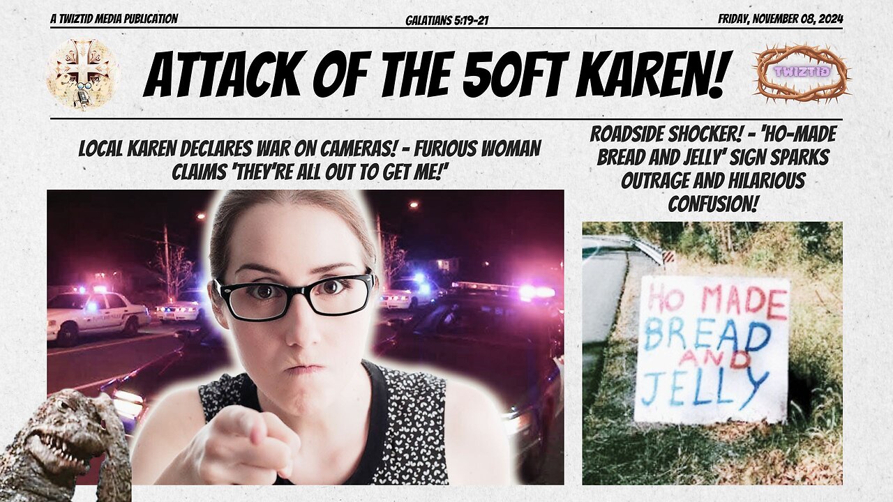 Karen Mistakes Security Camera for Surveillance Drone, Declares Herself ‘Patriot of the Year!’