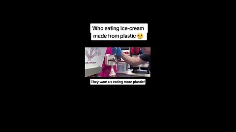 ⚠️ WARNING!! ⚠️ They're making ICE CREAM OUT OF PLASTIC NOW!!!!!!