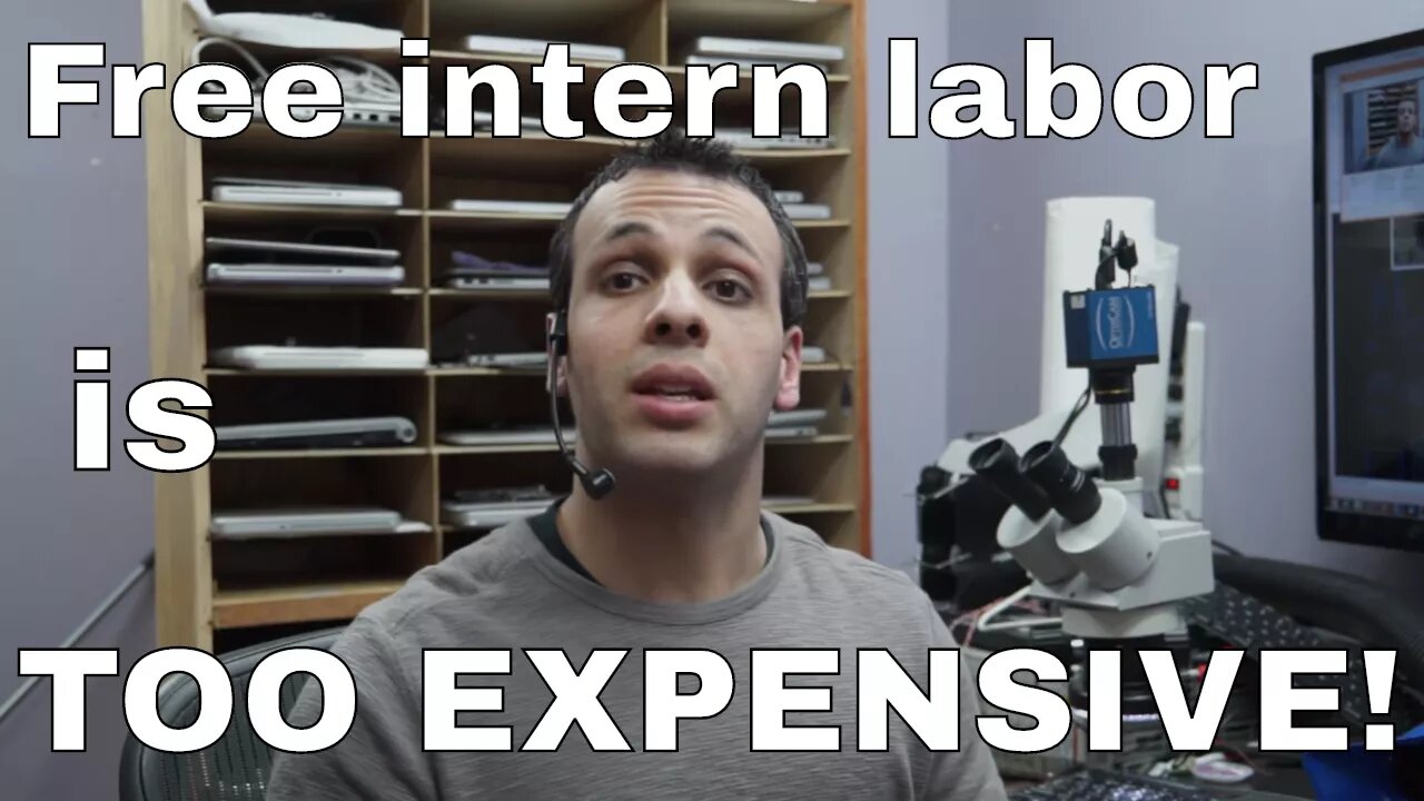 We don't hire interns, we don't take your phone calls, and we never will.