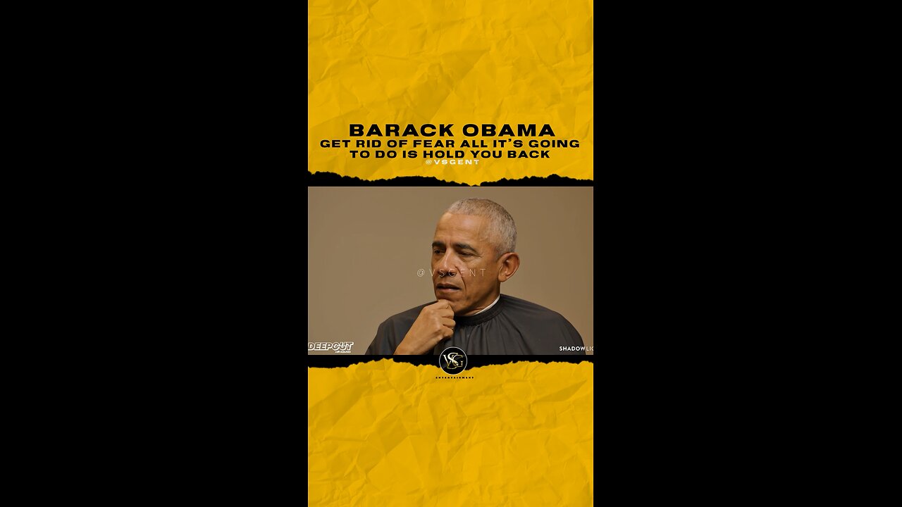 @barackobama Get rid of fear all it’s going to do is hold you back