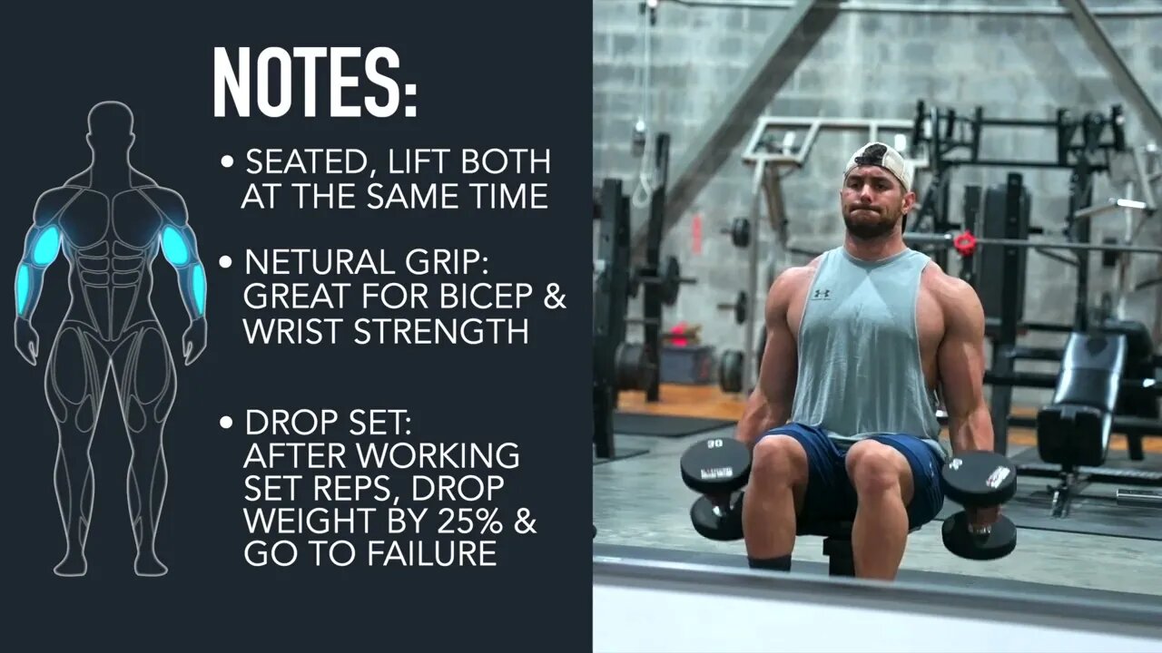 Hammer Curl Drop Set