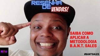 METODOLOGIA DE VENDAS - SAIBA O QUE É B.A.N.T. SALES!