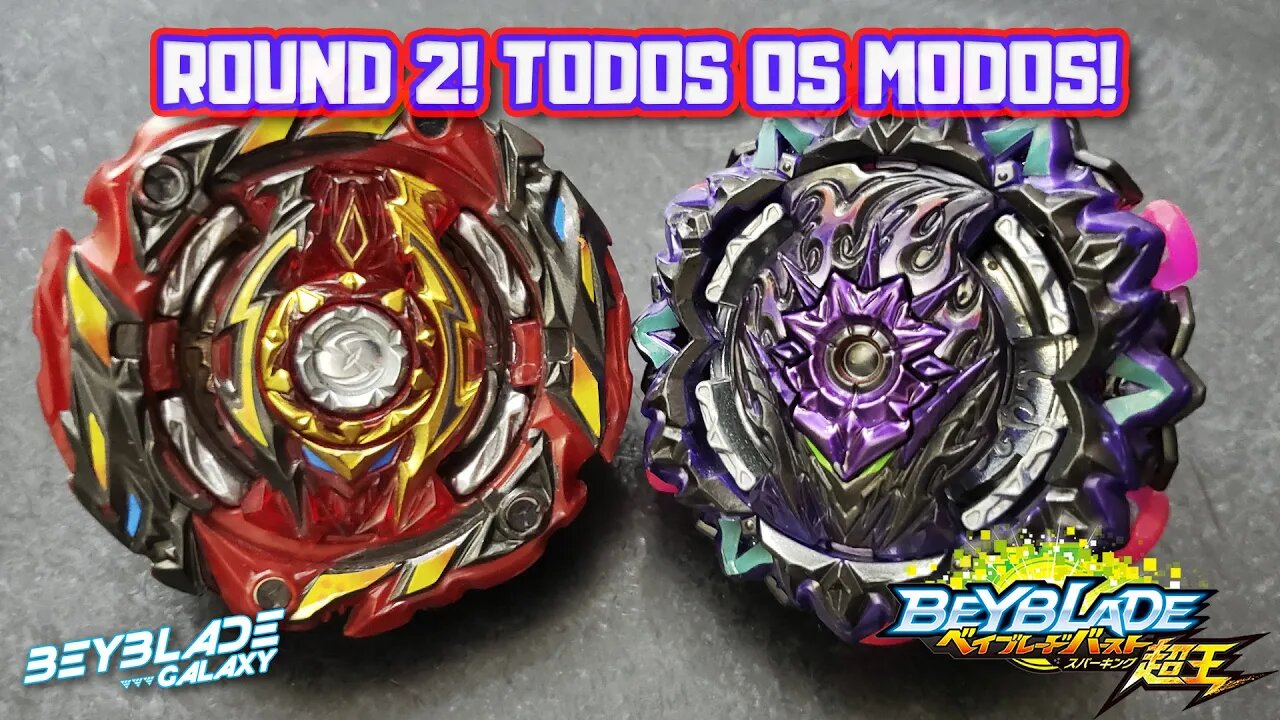 WORLD SPRIGGAN .U' 2B vs VARIANT LUCIFER .Mb 2D - Round 2 - Beyblade Burst ベイブレードバースト