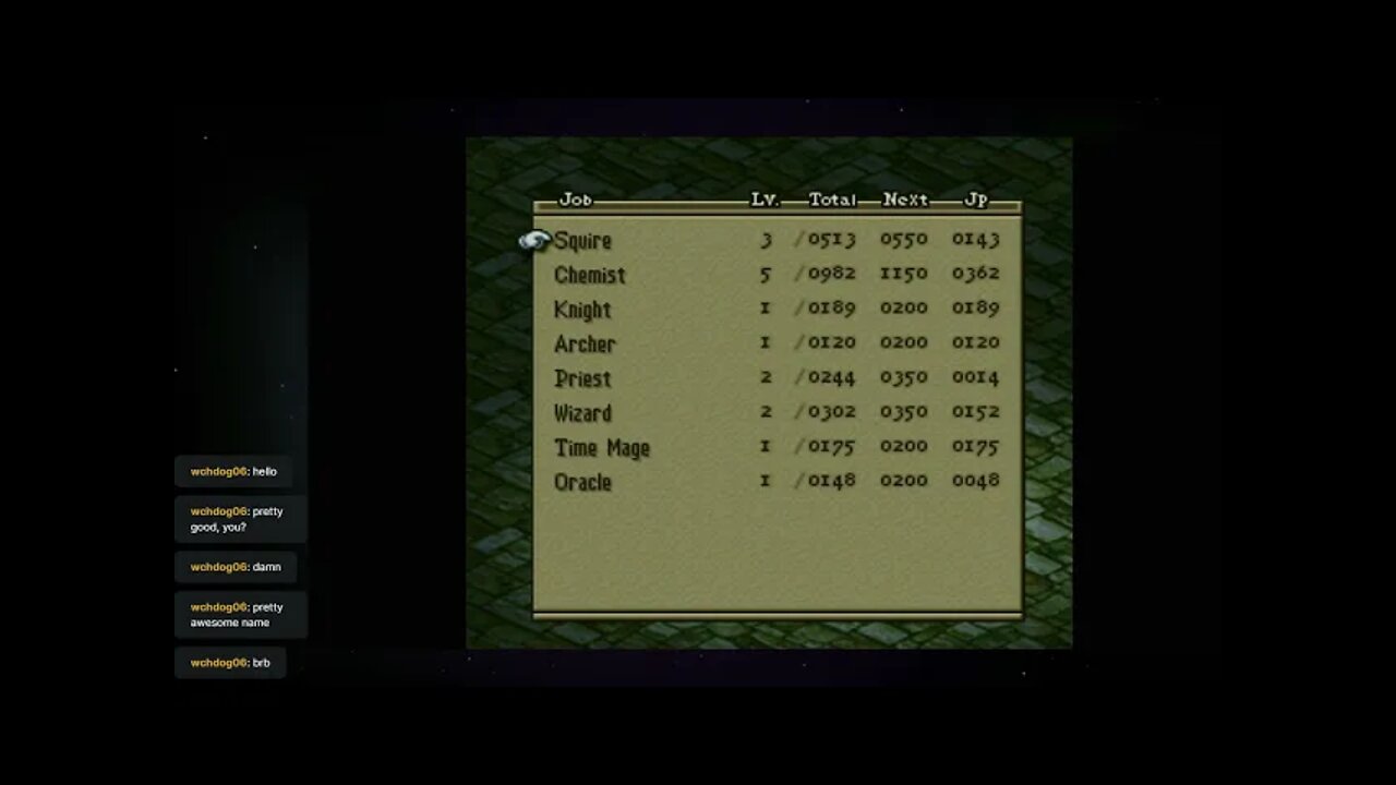 Final Fantasy Tactics (part 14) 7/1/21