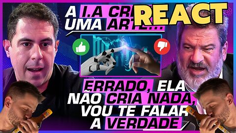 CORTELLA DESABAFA SOBRE o USO da INTELIGÊNCIA ARTIFICIAL na HUMANIDADE REACT