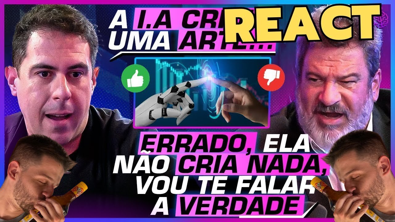 CORTELLA DESABAFA SOBRE o USO da INTELIGÊNCIA ARTIFICIAL na HUMANIDADE REACT