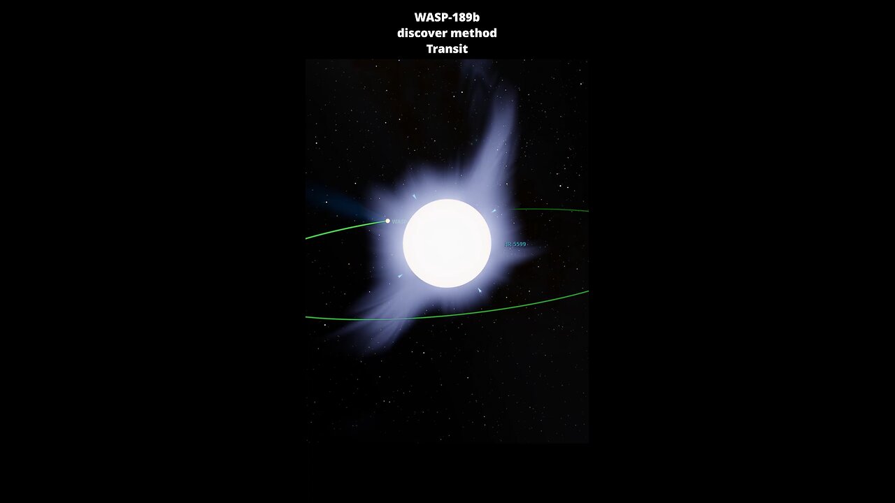 hot jupiter WASP 189b, short video