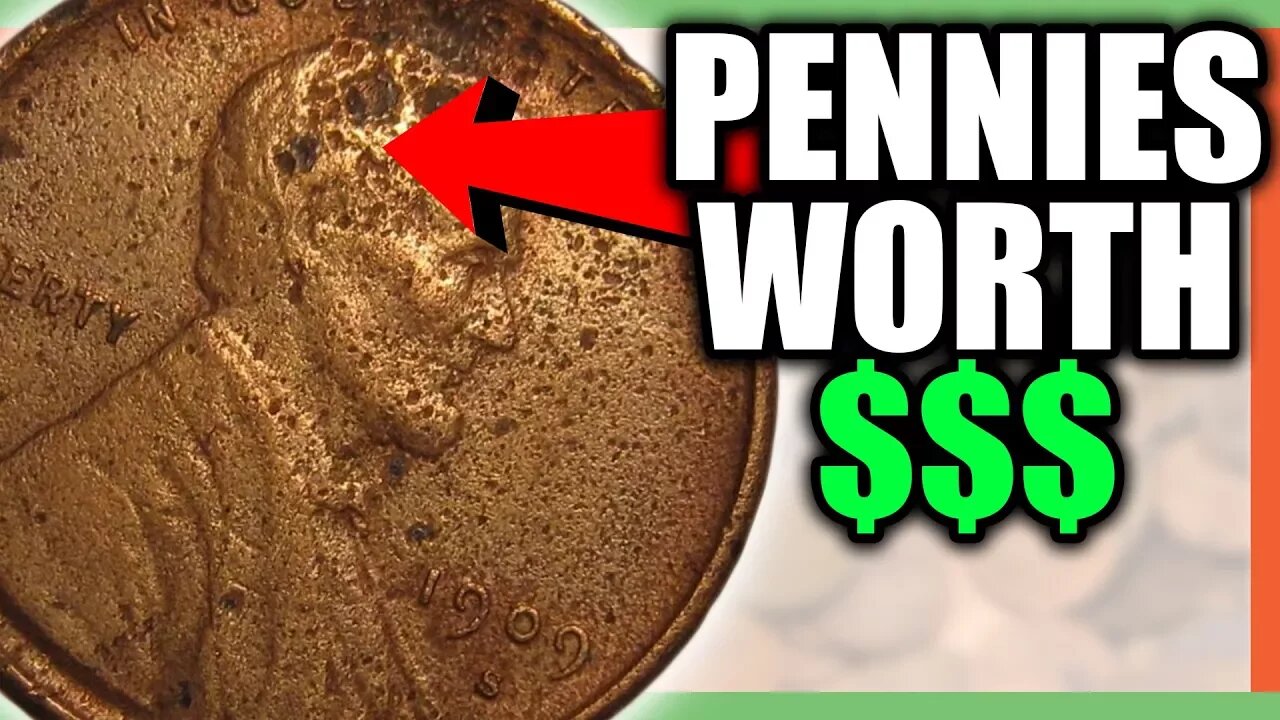 RARE PENNY COINS TO LOOK FOR - PENNIES WORTH MONEY!!