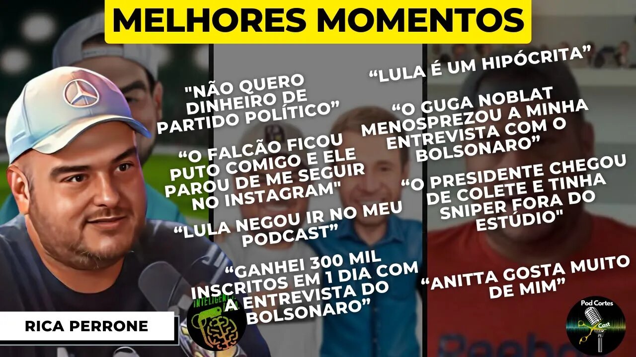 MELHORES MOMENTOS RICA PERRONE - Inteligência Ltda. Podcast