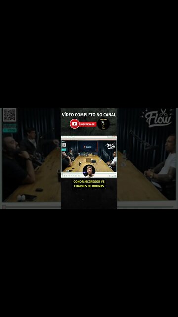 VAI TER ESSA LUTA ÉPICA? #shorts #flowpodcast #charlesdobronx #charlesdobronxs #conormcgregor