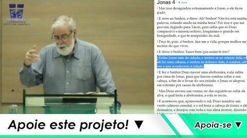 Por que Jonas pediu para morrer — Rev Augustus Nicodemus