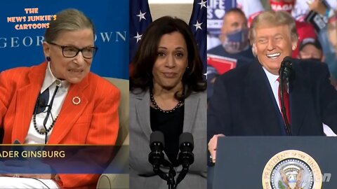 Kamala Harris blasts Trump, GOP for not honoring RGB's "dying wish".