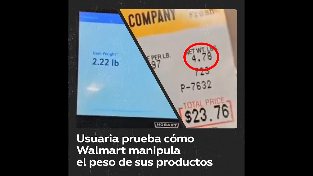 Clienta de Walmart descubre que la tienda infla el peso de la carne al doble