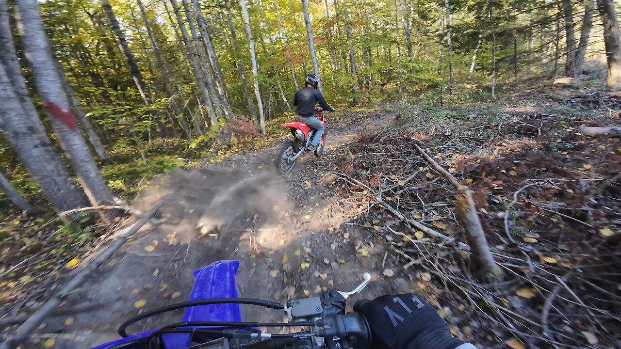 YZ450F Trails Behind CRF450R