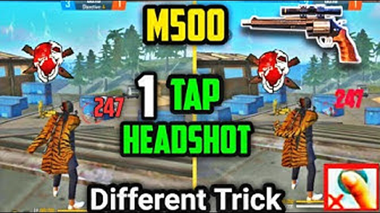 M500 HEADSHOTS FREE FIRE