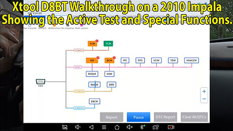 Xtool D8BT Active Test and Special Functions on a 2010 Impala. 🧰🪛🔧🔨