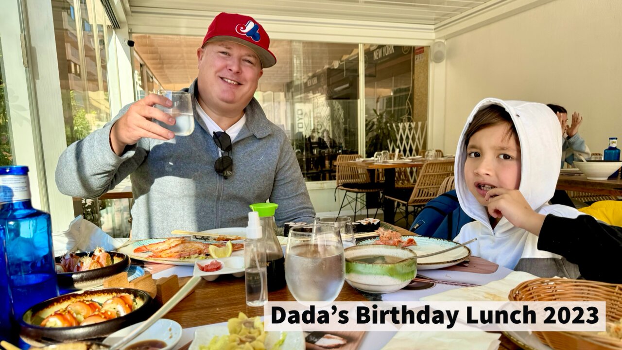 Toyo Japanese Restaurant in Fuengirola Spain | Dada’s Birthday Lunch 2023