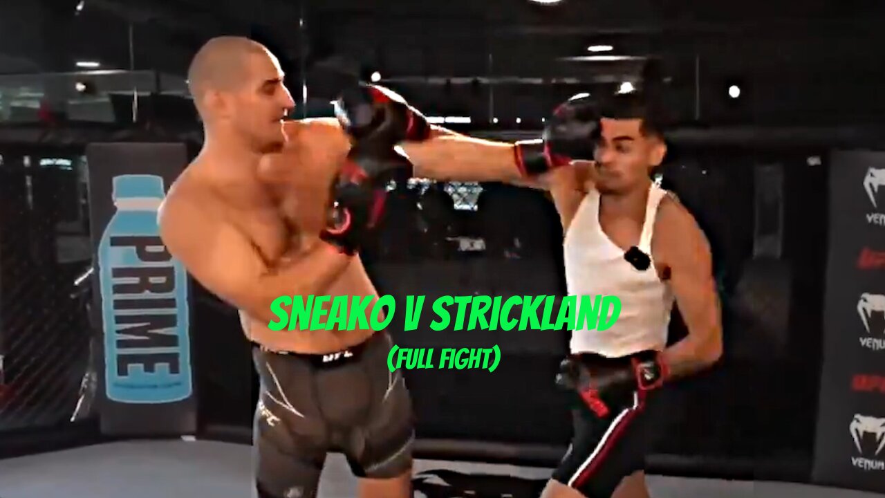 SNEAKO Takes On Sean STRICKLAND - Full Fight (Wait For It 😁)