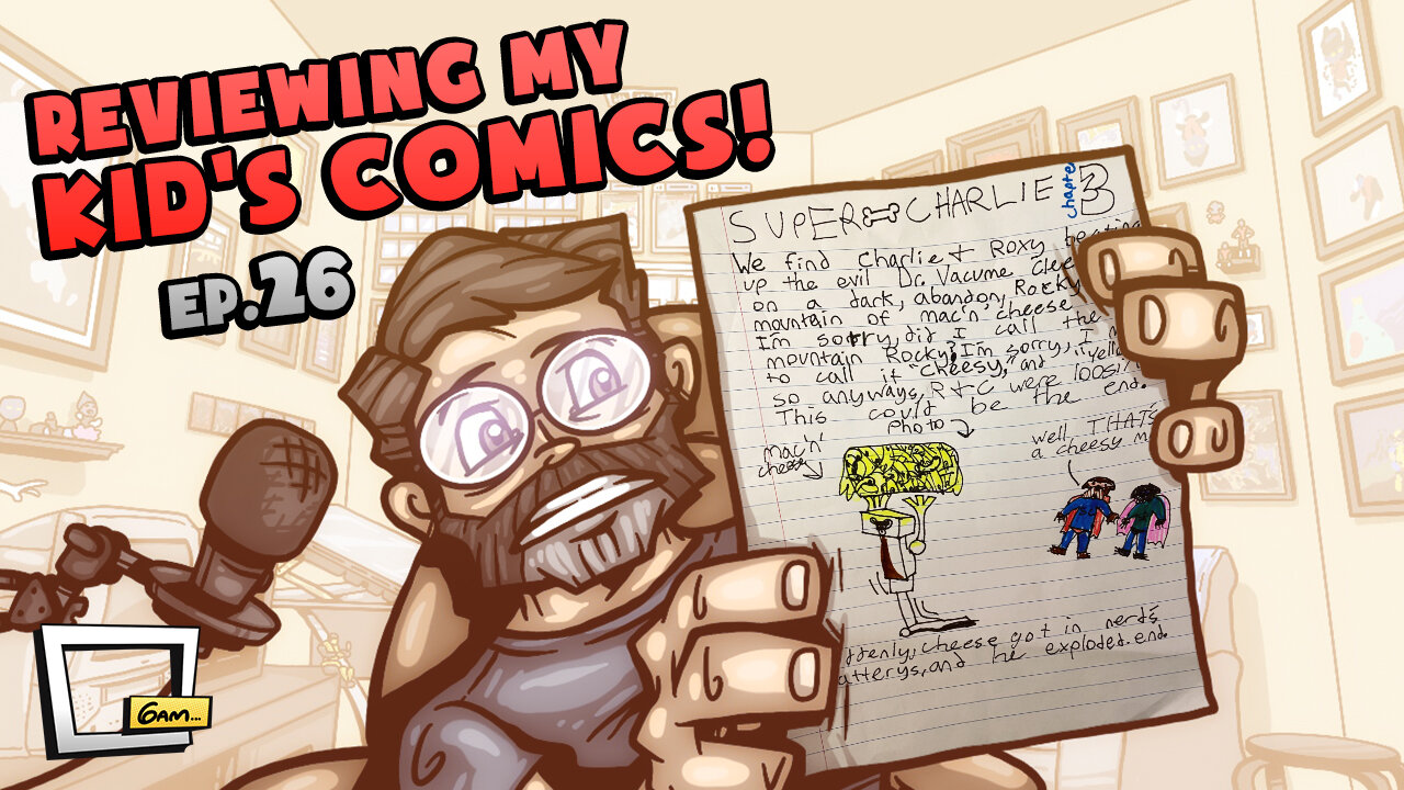 Reviewing my 9-Year-Old's Comics: Super Charlie Chapter 3