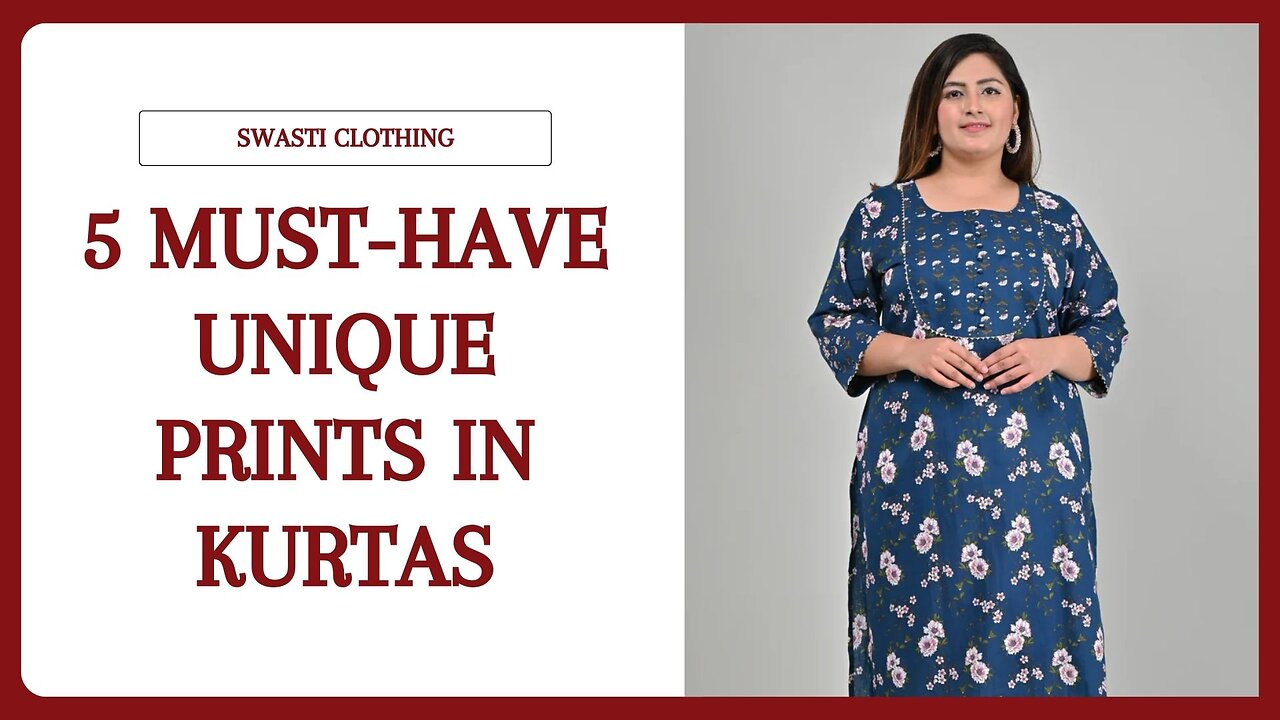 5 Must-Have Unique Prints in Kurtas
