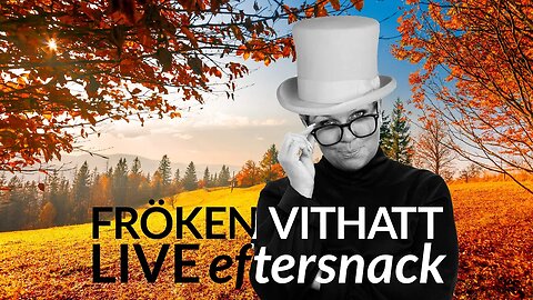 Live - eftersnack på X Spaces och Youtube- 10 okt