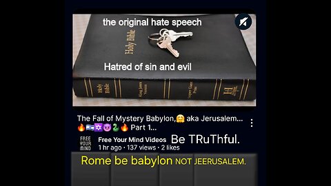 ROME=BABYLON,NOT JJERUSALEM.37