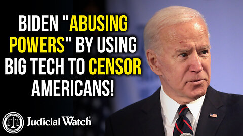 TWITTER FILES: Biden "Abusing Powers" by Using Big Tech to Censor Americans!