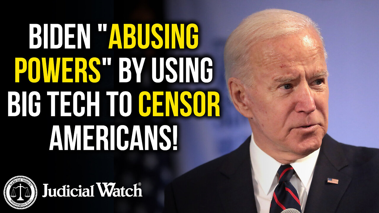 TWITTER FILES: Biden "Abusing Powers" by Using Big Tech to Censor Americans!