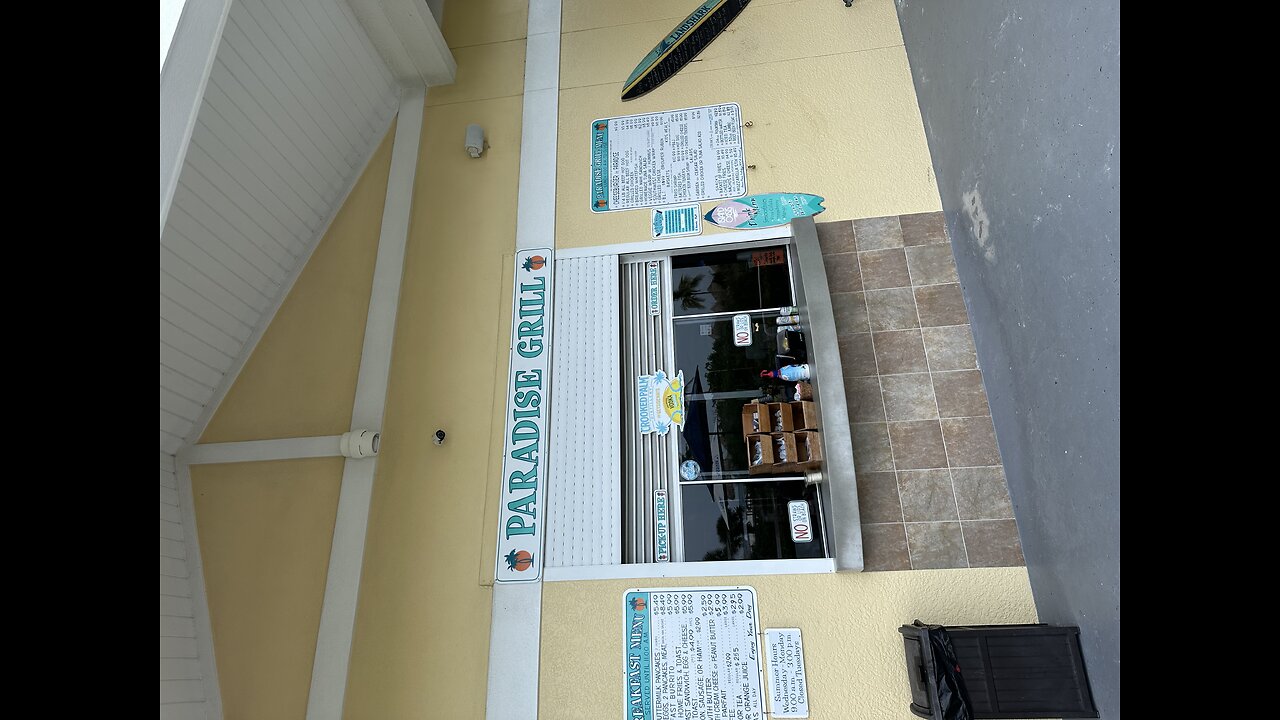 Paradise Grill Sausage Burrito #ResidentsBeach #SausageBurrito #BreakfastBurrito #MarcoIsland #4K
